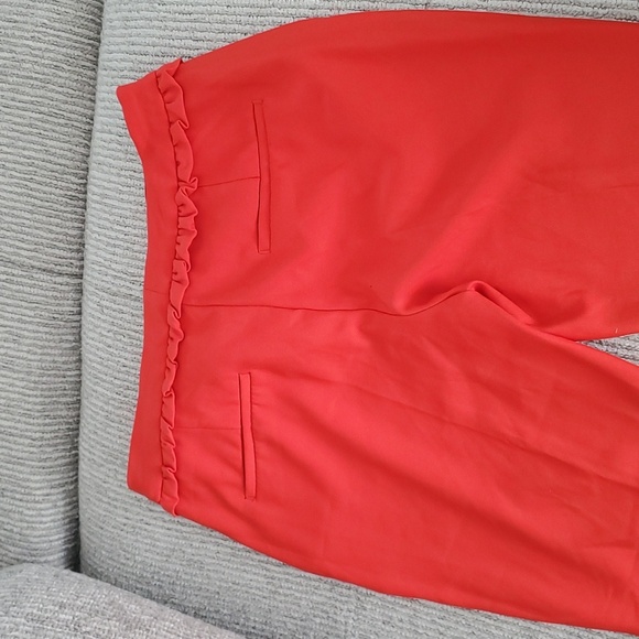 Zara Candy Apple Red Pants - Picture 3 of 4